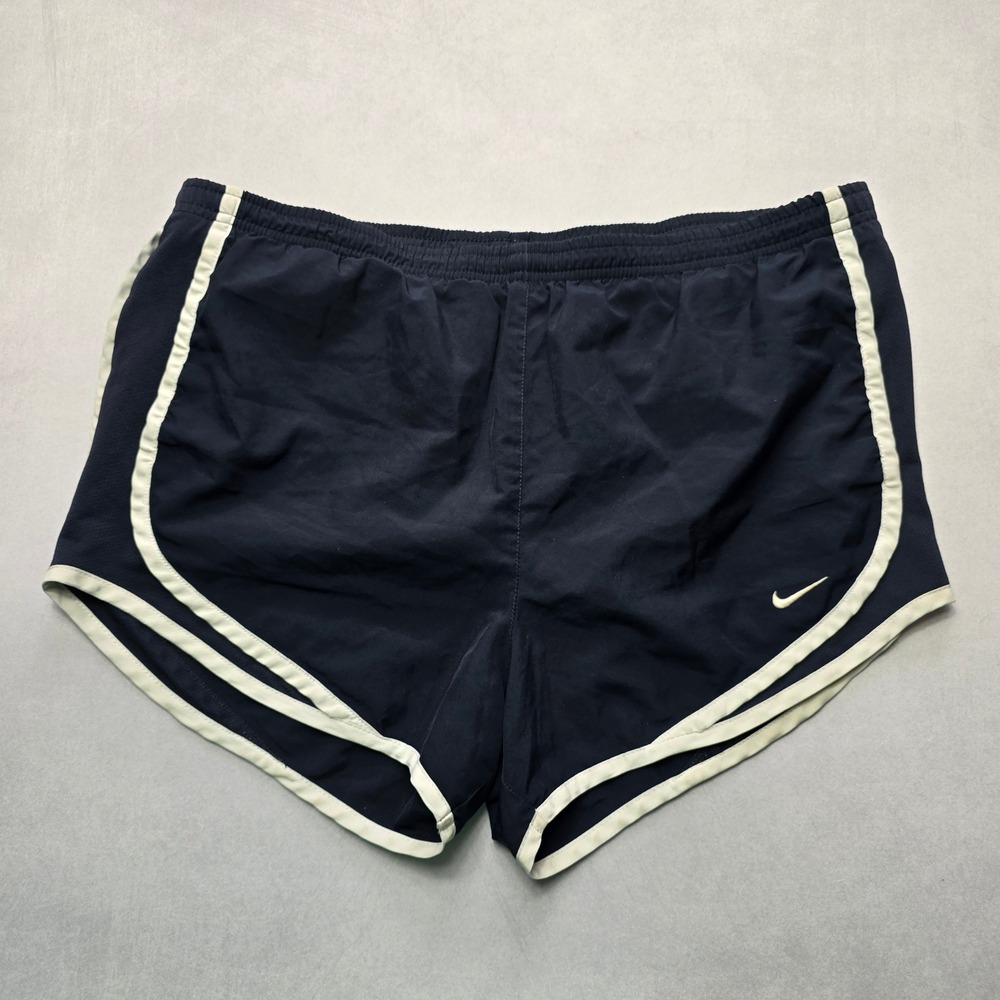 Nike Navy Blue Active Sports Athletic Running Pull On Pants Shorts S Small